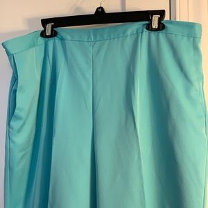 Alfred Dunner Pants Sz 20W Aqua